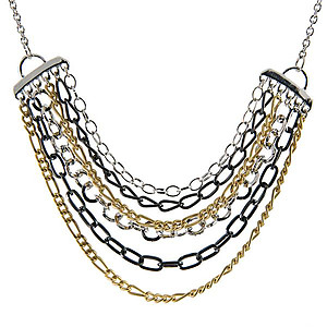 NA251: Tri Tone Necklace