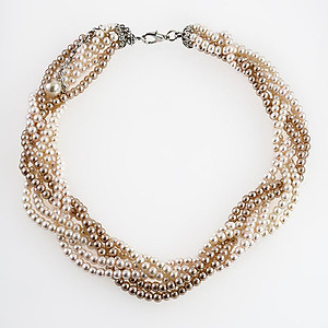 NA285: Multi Strand Pearl Necklace