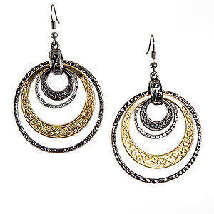 NA288: Exotic Two Tone Necklace 