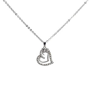 NA305: Austrian Crystal Heart Necklace
