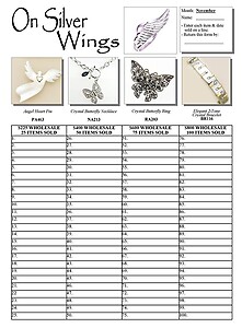 Nov: On Silver Wings Contest Flyer