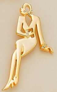 PA415: Elegant Lady Pin