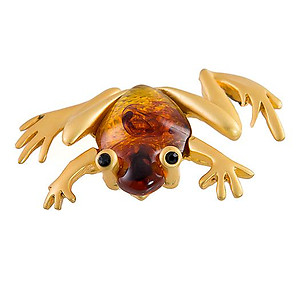 PA619: Golden Frog Pin