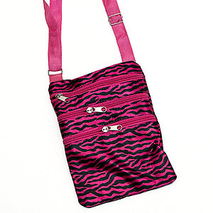 PUR11: Zebra Cellphone ID Passport Bandanna Holder 2 Colors