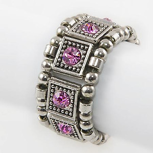 RA114: Yurmanesque Pink Stretch Ring