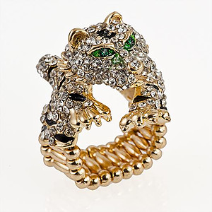 RA142: Leopard / Cheetah Stretch Ring