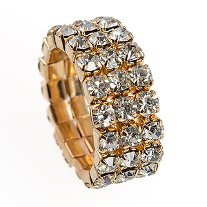 RA194: Stretch Crystal Ring