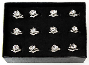 RA196: Rhinestone Ring Assortment