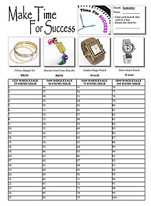 Make Time For Success Contest Flyer