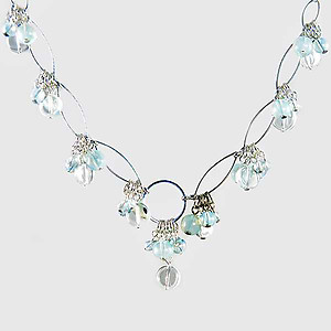 SN106C: Chandelier Moonstone Crystal Set