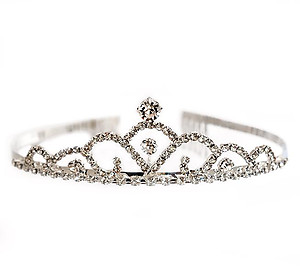 TR33:Scalloped Crystal Tiara