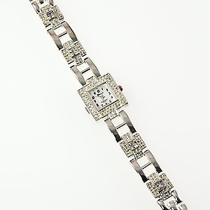 WA110: Crystal Square Watch