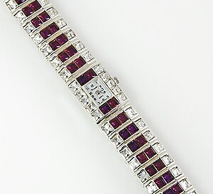 WA20A: The Billion Dollar Watch in Amethyst OR Ruby Crystal