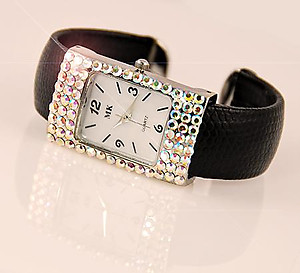 WA76: MK Signature Watch with Austrian Crystals