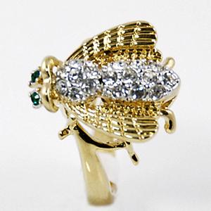 RA95: Austrian Crystal Bee Ring