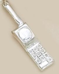 CH115: Cell Phone Charm in Silver or Gold