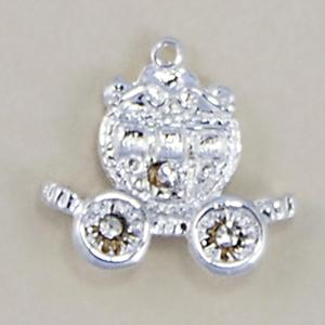 CH145: Cinderella's Carraige Charm in Gold or Silver