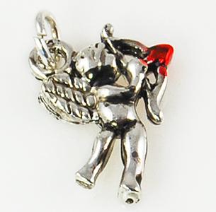 CH225: Silver Cupid Valentine Charm