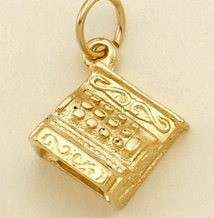 CH96GR: Gold Cash Register Charm