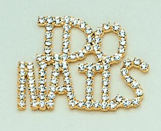 PA239: 'I Do Nails' Crystal Pin