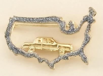 PA490: Travel USA Map Pin