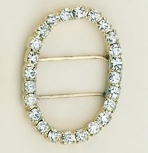 PA51A: Oval Single Row Swarovski Crystal Consultant Enhancer