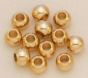 SP01P: Plastic Spacers in Gold, Dozen Count