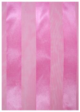 SS35P: Solid Pattern Pink Silky Scarf