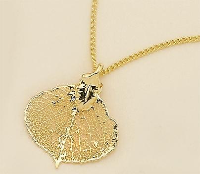NA660A: Gold Leaf Aspen Pendant