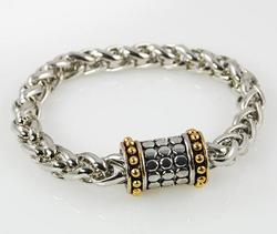 BR201: Yurmanesque 2-Tone Bracelet