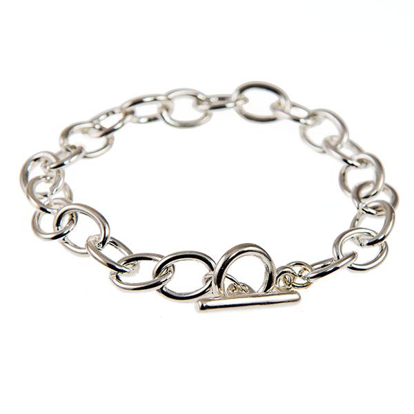 BR341: Open Link Charm Bracelet