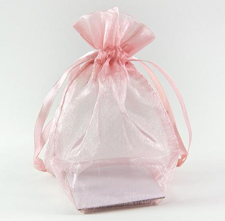 BXP041: Pink Organza Gift Bag