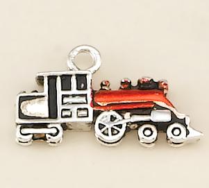 CH189: Train Charm in Silver