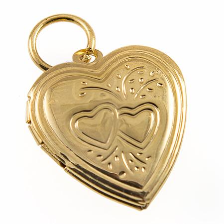 CH387: Golden Heart Charm