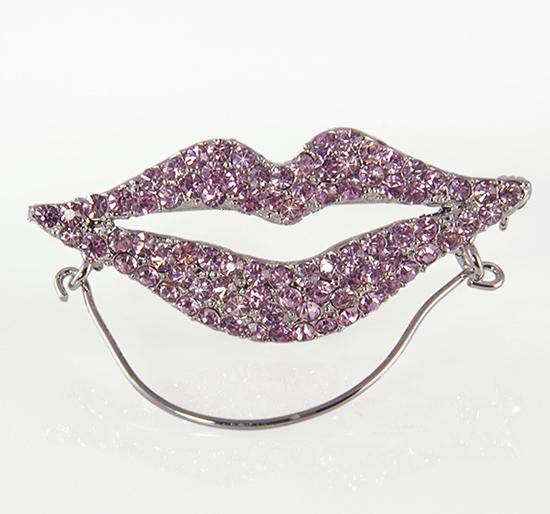 CHP120: Luscious Lips Charm/Eyeglass Holder