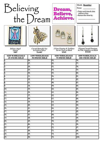 Dream, Believe, Achieve Contest Flyer