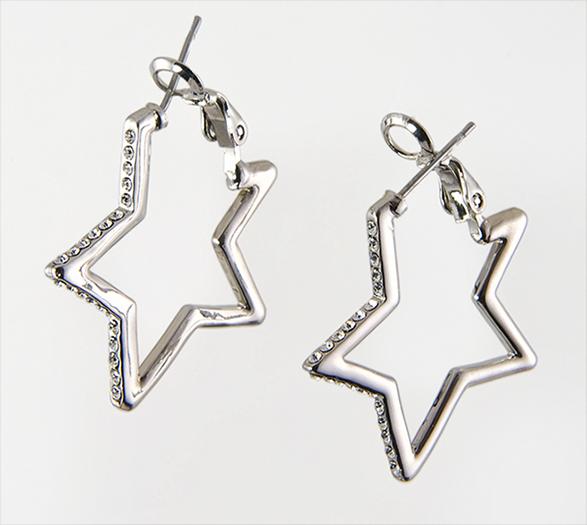 EA444: Austrian Crystal Star Earrings