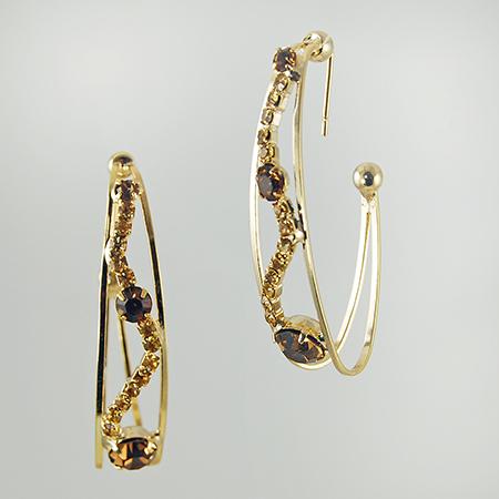 EA493: Designer Hoop Earrings