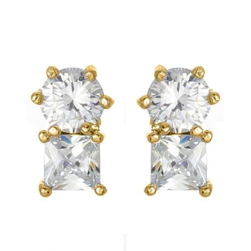 EA687: Classic CZ Earrings