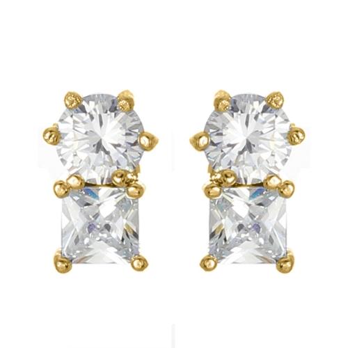 EA687: Classic CZ Earrings