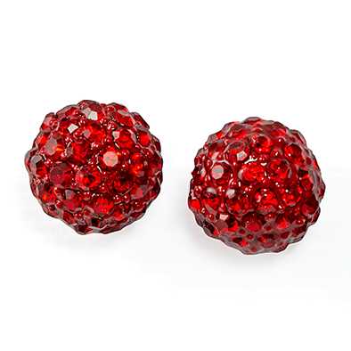 EA703R: Crystal Red Earrings