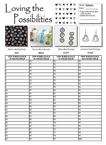 Loving the Possibilities Contest Flyer