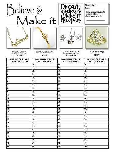 Believe & Make It Contest Flyer
