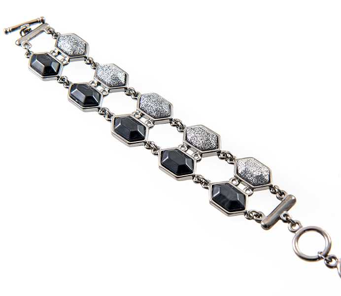 NC169:Elegant Double Row Bracelet