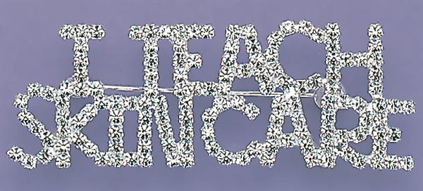 PA391: I Teach Skin Care Crystal Pin