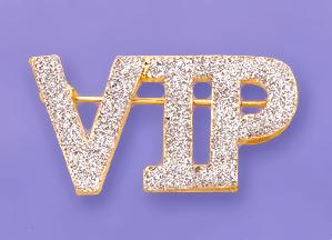 PA469: VIP Diamond Dust Pin