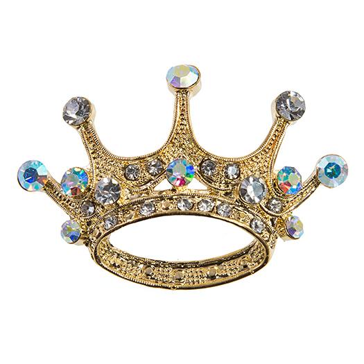 PA633: Golden Crown Pin