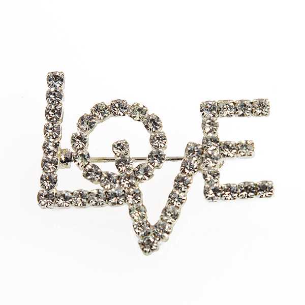 PA652: Crystal LOVE Pin