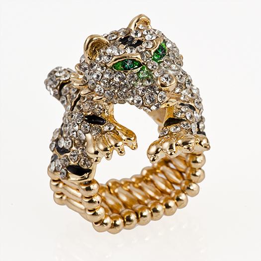 RA142: Leopard / Cheetah Stretch Ring