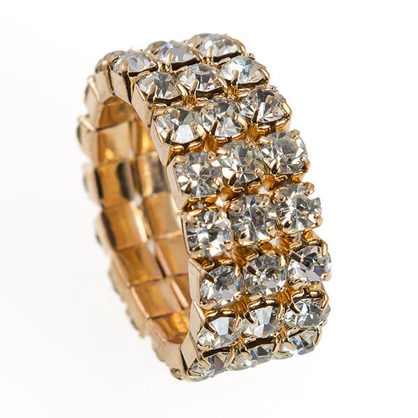 RA194: Stretch Crystal Ring